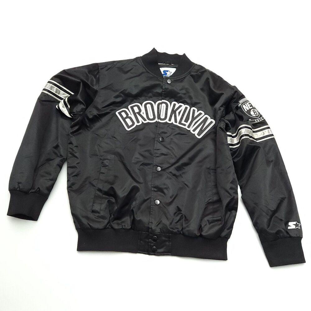 Brooklyn Nets Starter Jacket Size 2XL NBA Basketball
